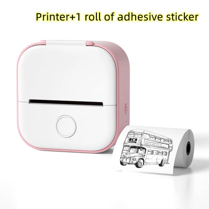 Portable Mini Thermal Label Printer Home Photo Printer Student Wrong Question Printer Bluetooth-Compatible Mini Label Printer Price Tag